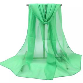 Let tørklæde, grøn