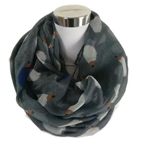 Pindsvin tubetørklæde, grå