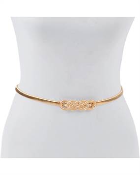 Køb metalbælte i guld