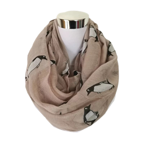 Pingvin tubetørklæde, beige