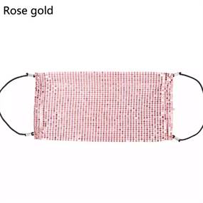 Facecover, rosegold palietter