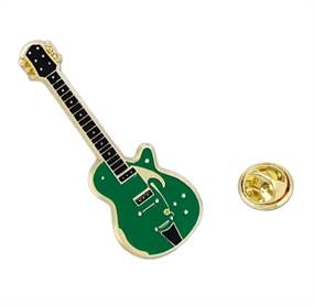 Grøn guitar metal pin
