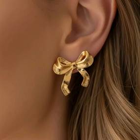 Luxe bow earrings