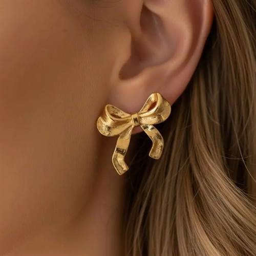 Luxe bow earrings