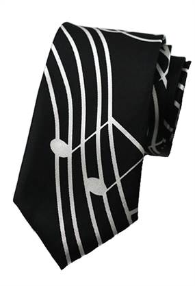Sorte slips med store hvide noder