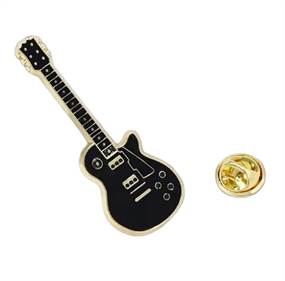 Sort guitar metal pin