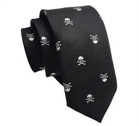Sort slips m. skulls mønster