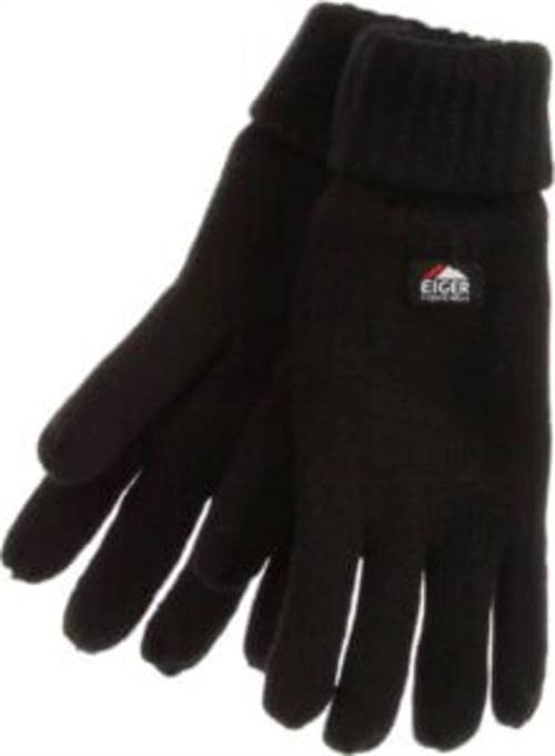 Sorte strikhandsker m. fleecefoer og 3M Thinsulate