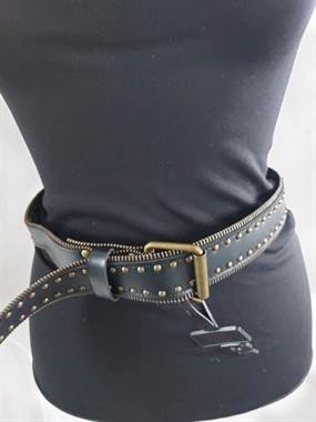 Taljebælte m. messingfarvet spænde