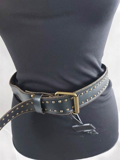 Taljebælte m. messingfarvet spænde