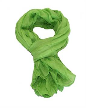 Køb ensfarvet tørklæde i neongrøn
